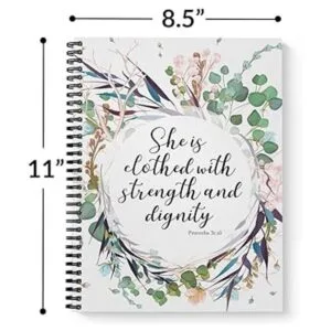 Cuaderno de espiral religioso de 8.3 in x 11.0 in 120_3