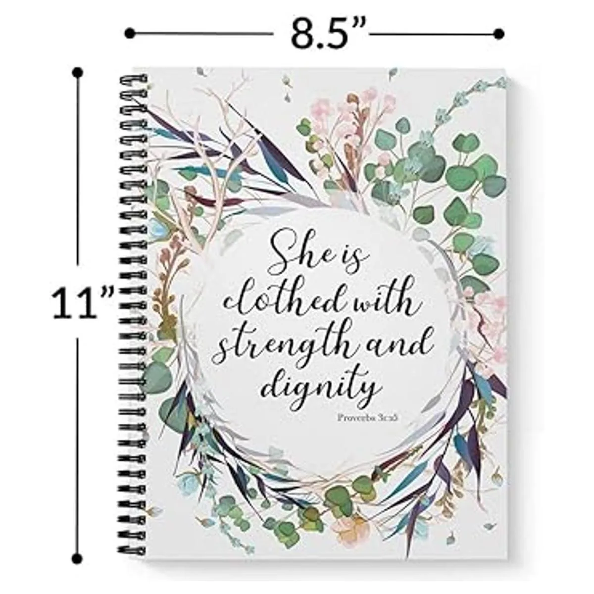 Cuaderno de espiral religioso de 8.3 in x 11.0 in 120_3