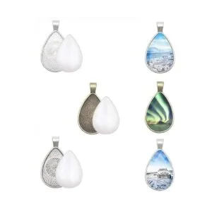 Penta Angel 10 bandejas de bisel ovaladas de 5 colores_2