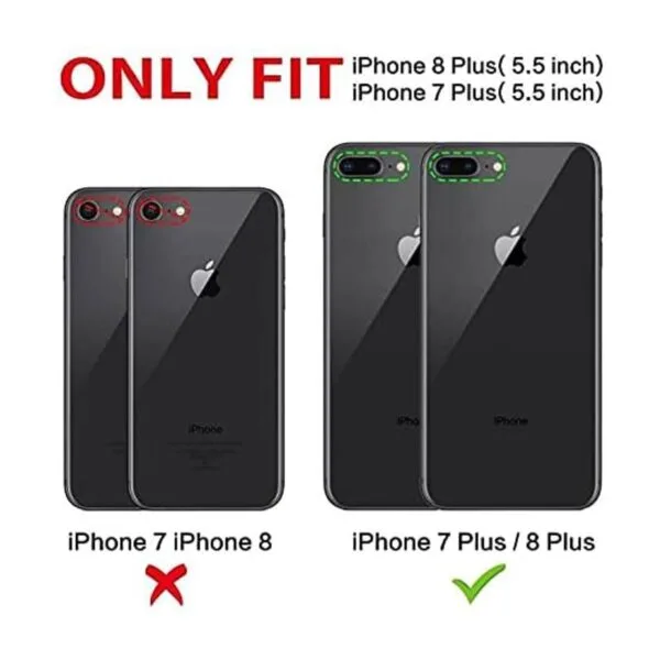 BENTOBEN Funda para iPhone 8 PlusiPhone 7 Plus 3 capas_2