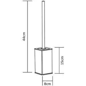 Soporte para escobilla de baño de acero inoxidable 304 de_6