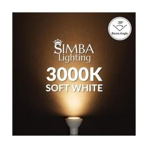 Simba Lighting Bombilla LED PAR20 de 6 W 38 grados