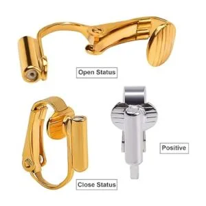 BronaGrand 12 piezas de aretes con clip en la parte