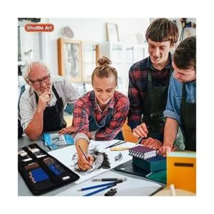 Shuttle Art Juego de lápices de dibujo 52 unidades con