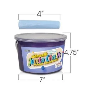 ArtCreativity Juego de tiza jumbo para acera en 7 colores_3