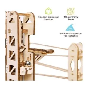 ROKR Marble Run Kits de construcción de modelos de_6