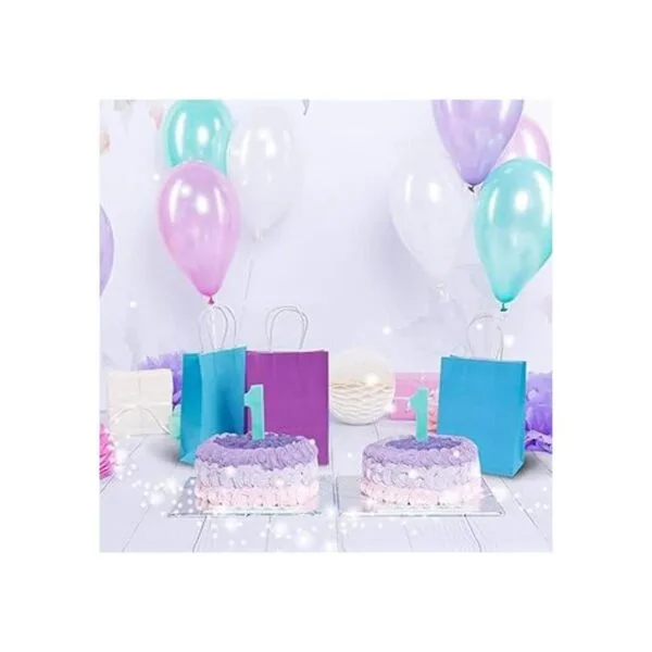 Cooraby 20 bolsas de papel kraft para regalos de fiesta