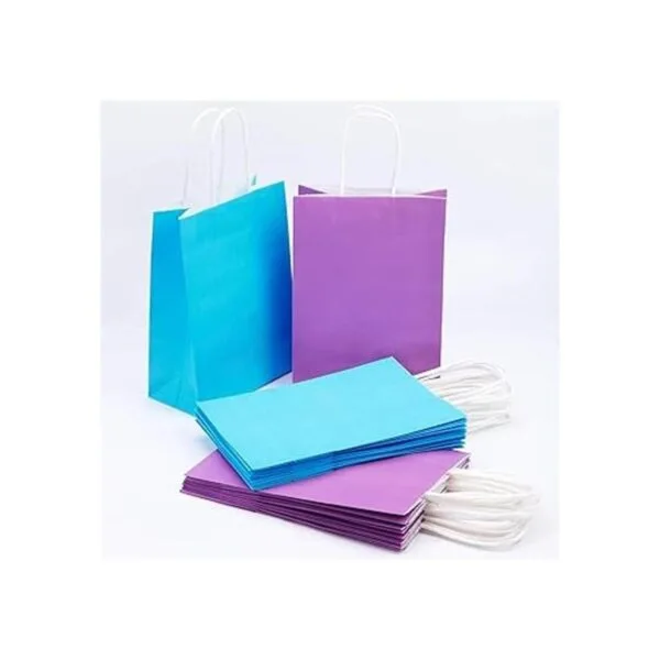 Cooraby 20 bolsas de papel kraft para regalos de fiesta