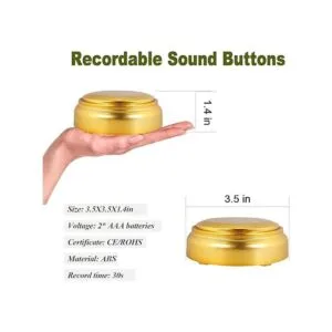 Cover Botón fácil grabable de sonido con botón de_5