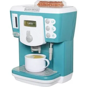 BLACKDECKER Cafetera junior para niños juego de rol