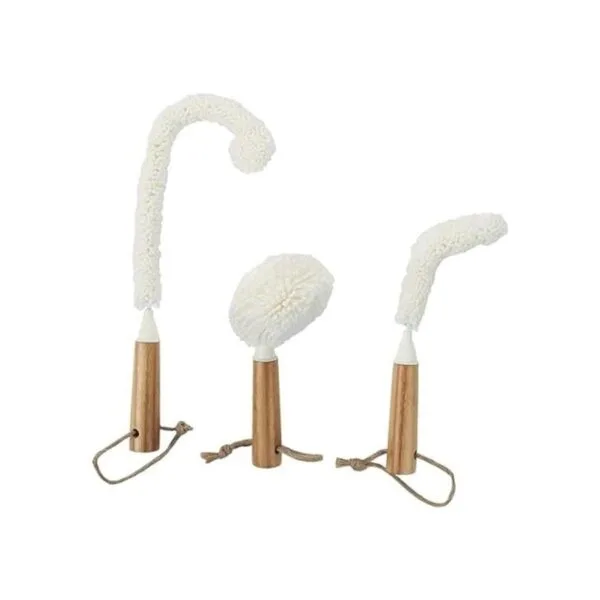 Lilys Home Decanter Set de cepillo de limpieza con asas_6
