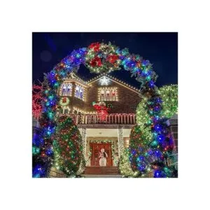 JMEXSUSS Paquete de 2 luces solares de 100 luces LED de_2