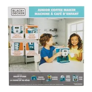 BLACKDECKER Cafetera junior para niños juego de rol