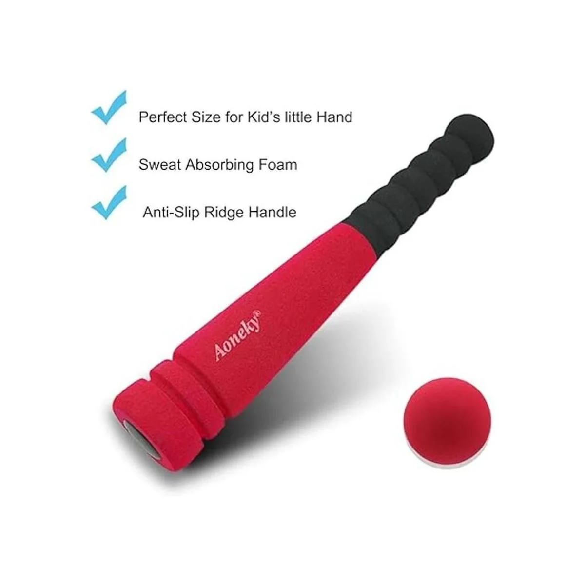 Aoneky Bate de béisbol y pelota de espuma mínima para_2