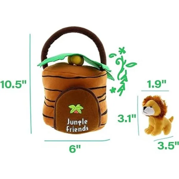 Juguete de peluche de animales de la selva Juego de 5_5