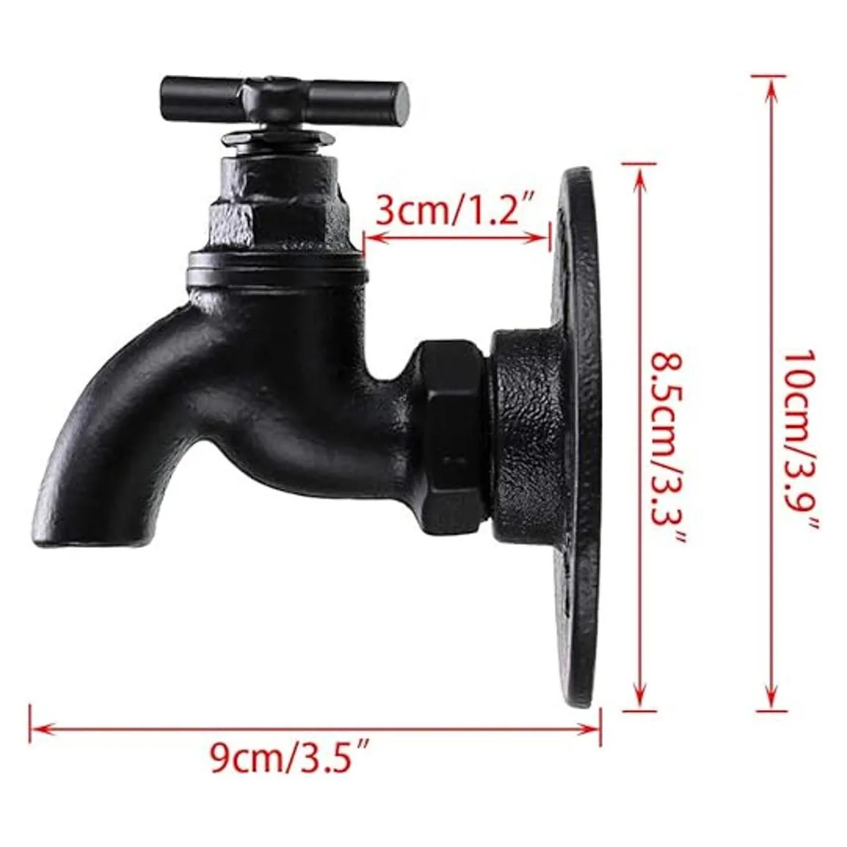 Sumnacon 2 estantes industriales para percheros de tubo