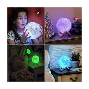 Mindglowing Lámpara de luna Bola de luz nocturna de luna_5