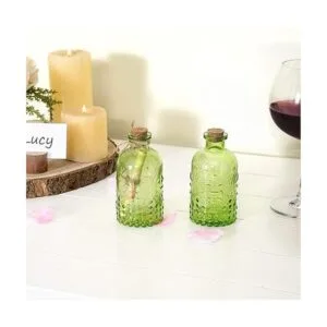 MyGift Botella difusora de varillas pequeña de vidrio_2