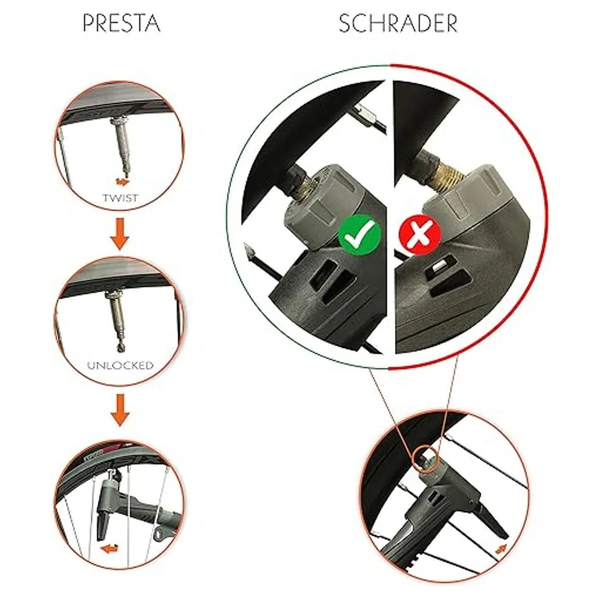 BV Minibomba de bicicleta portátil para llevarla en el_4
