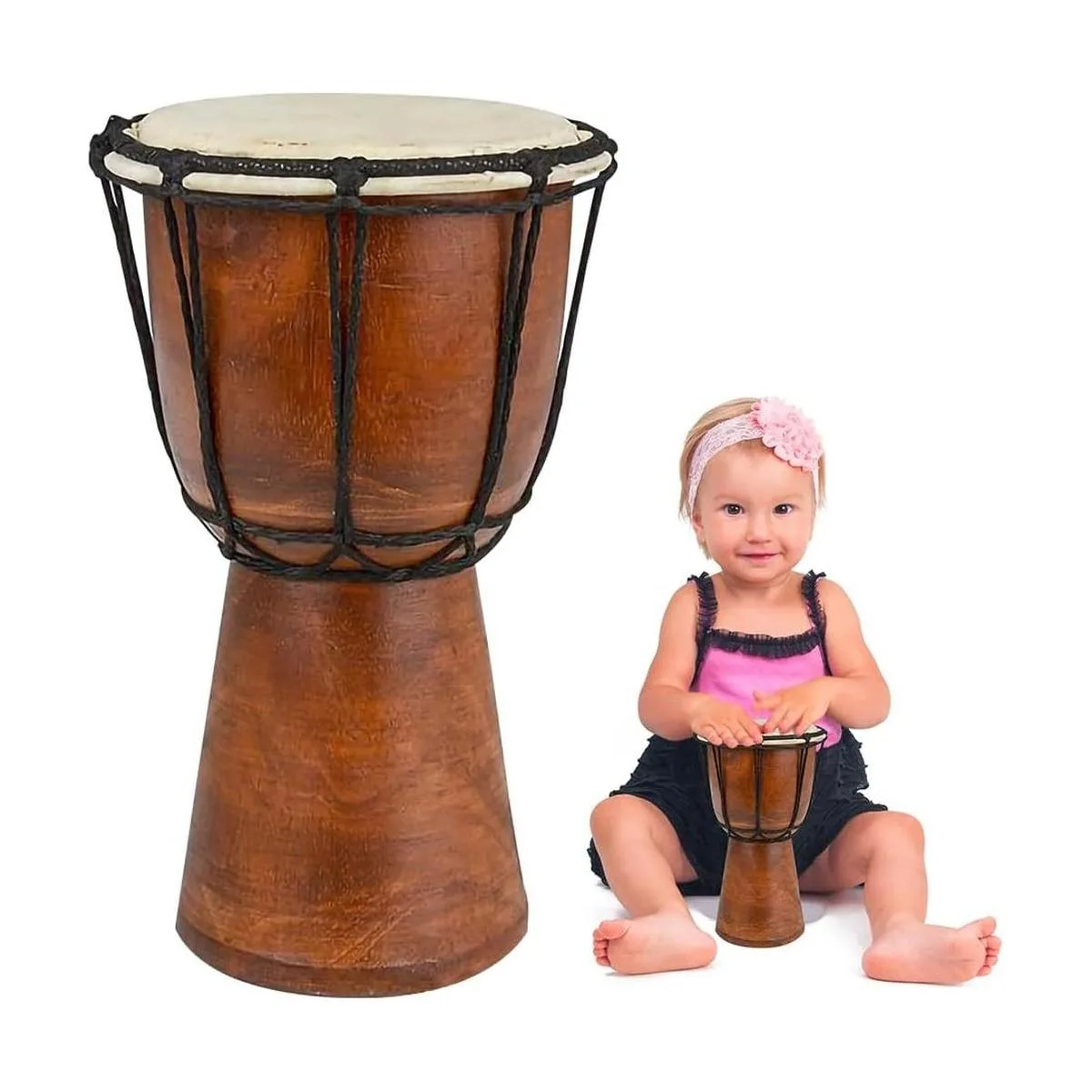 ArtCreativity Mini tambor de juguete de madera de 8_1