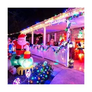 JMEXSUSS Paquete de 2 luces solares de Navidad_5