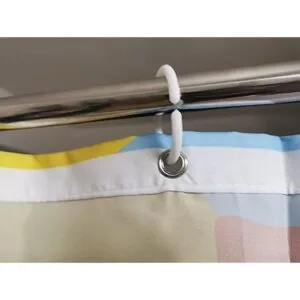 Boyouth Little Yellow Duck and Bubble Pattern Cortinas de