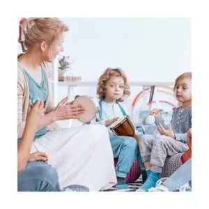 ArtCreativity Mini tambor de juguete de madera de 8_4