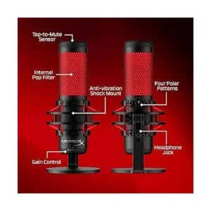 HyperX QuadCast Micrófono de condensador USB para juegos_5