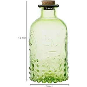 MyGift Botella difusora de varillas pequeña de vidrio_4