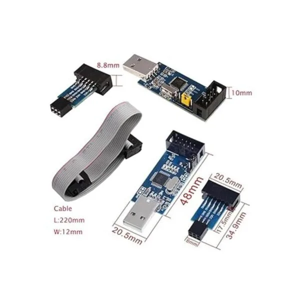 ATMEL 51 AVR USB ISP ASP Microcontrolador descargador con_2