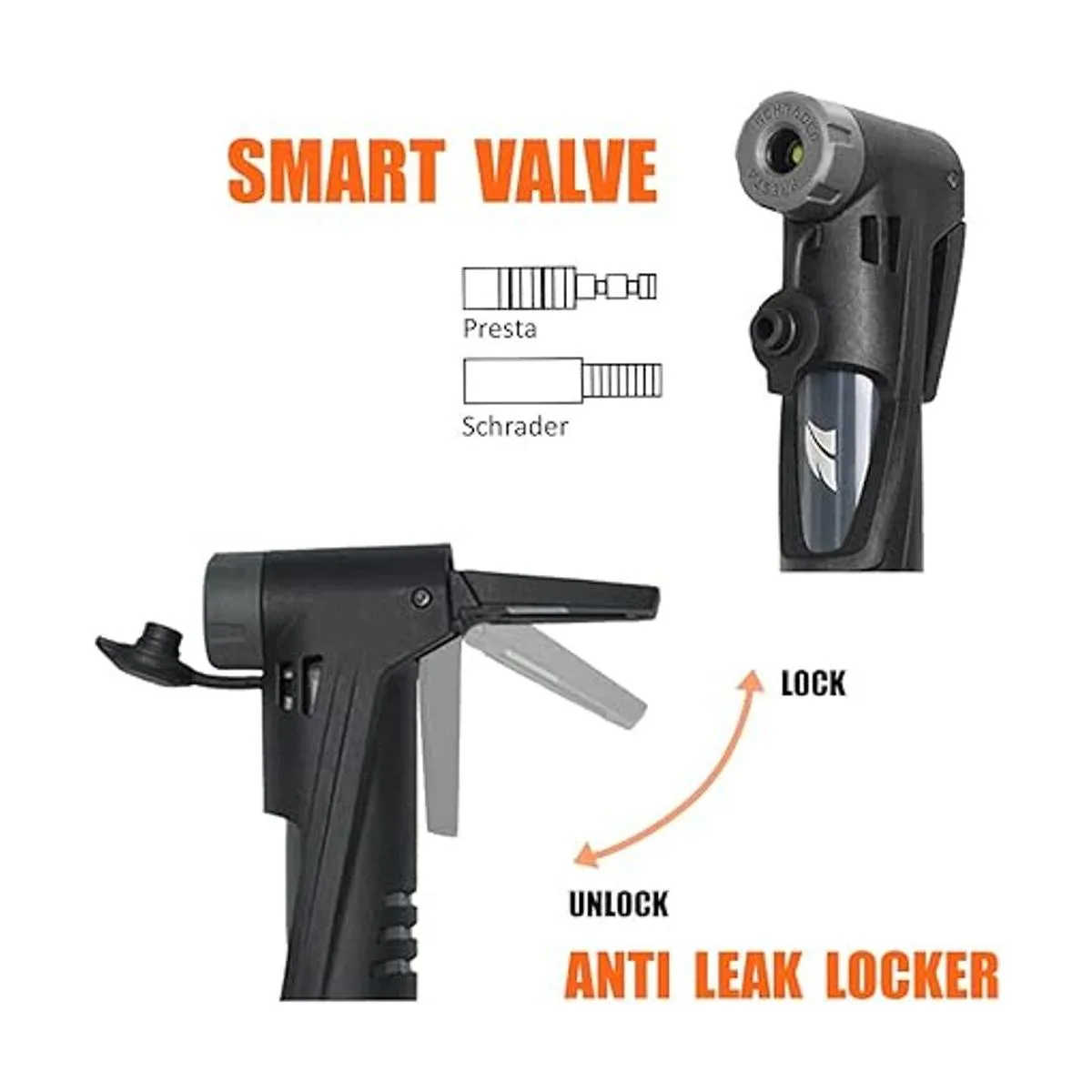 BV Minibomba de bicicleta portátil para llevarla en el_2