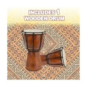 ArtCreativity Mini tambor de juguete de madera de 8_3