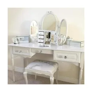 Joyero Hecho de madera maciza con organizador de 4_6