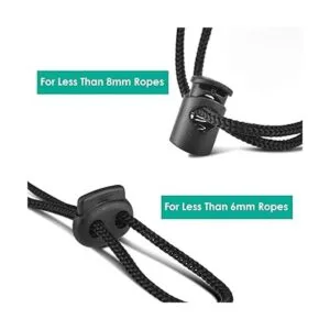 ERKOON 40 cerraduras de cable de plástico tope de