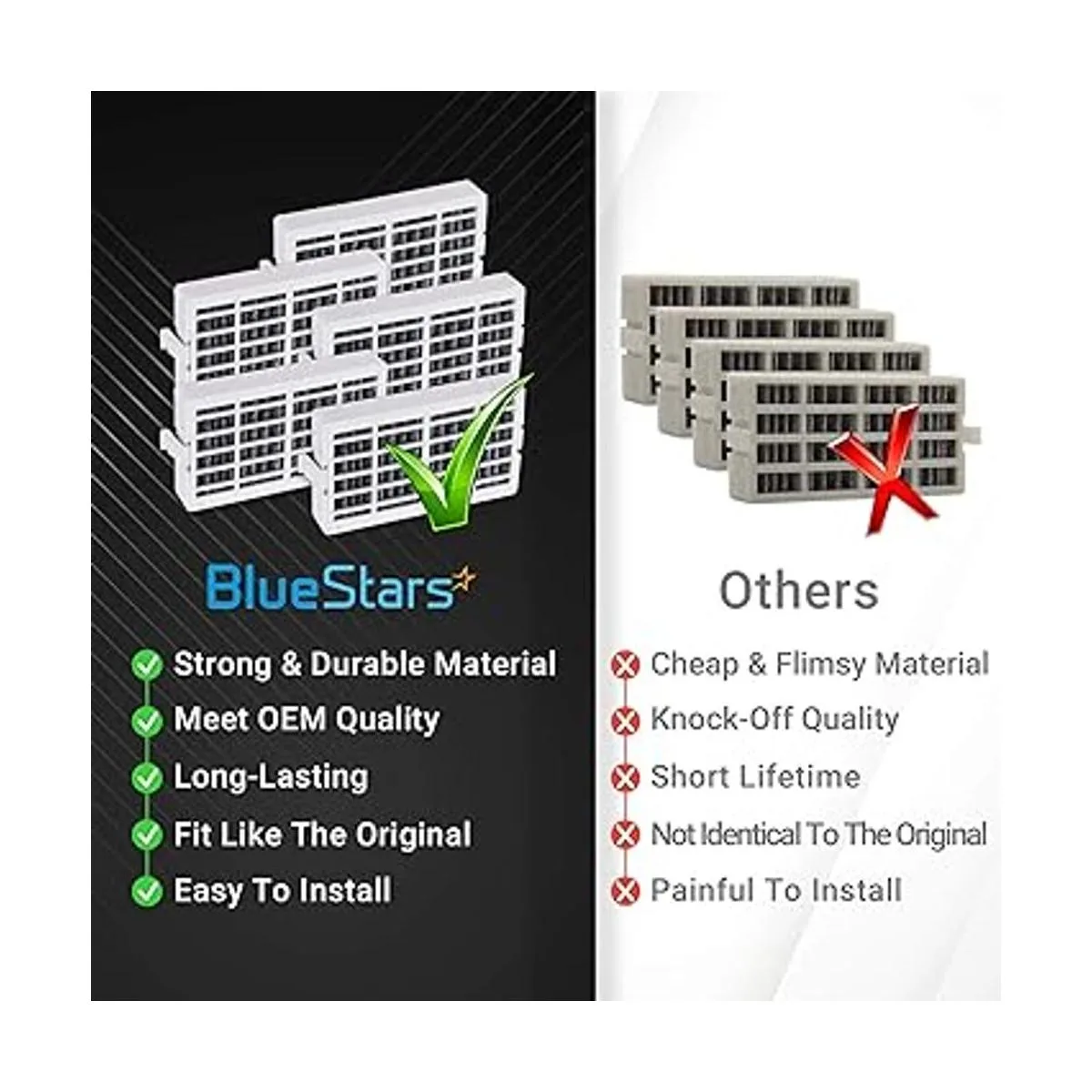 Blue Stars Filtro de aire FreshFlow Ultra duradero_2