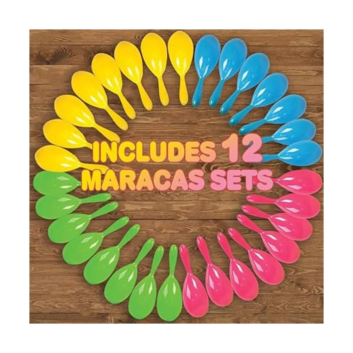 ArtCreativity Maracas de plástico de 4 pulgadas para_5