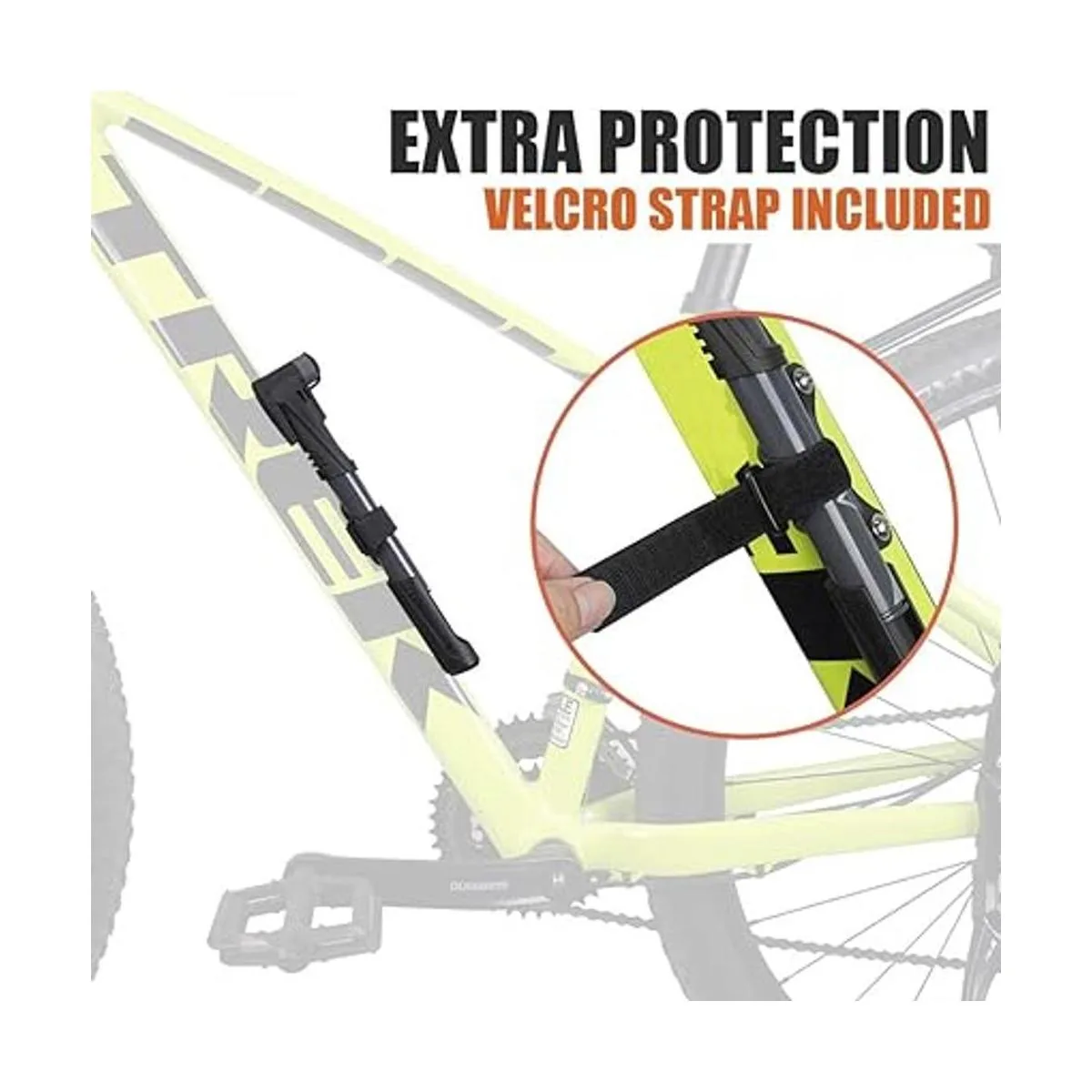 BV Minibomba de bicicleta portátil para llevarla en el_5