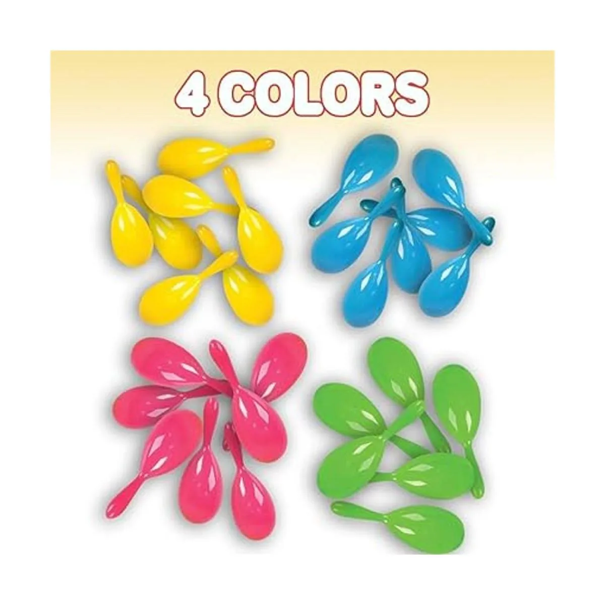 ArtCreativity Maracas de plástico de 4 pulgadas para_3