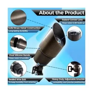 107 focos LED de iluminación de paisaje al aire libre_2