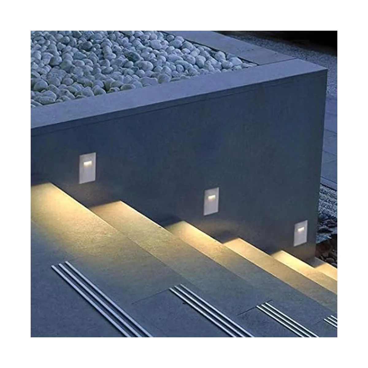 Ciata Luces LED para escaleras de cubierta para exteriores_2