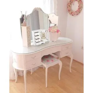 Joyero Hecho de madera maciza con organizador de 4_5