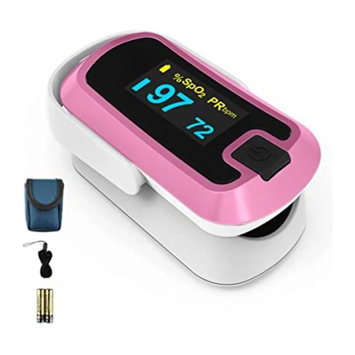 MIBEST Oxímetro de pulso de dedo OLED de doble color_1