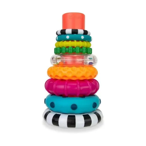 Sassy Stacks of Circles Juguete de aprendizaje STEM con_1
