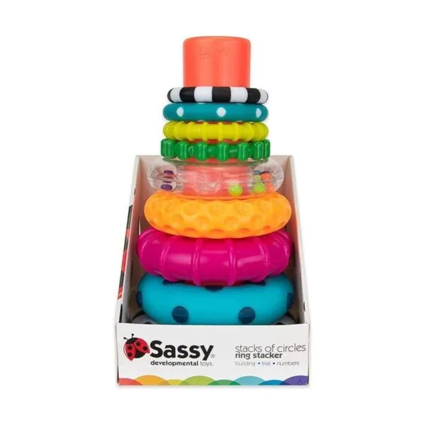 Sassy Stacks of Circles Juguete de aprendizaje STEM con_4