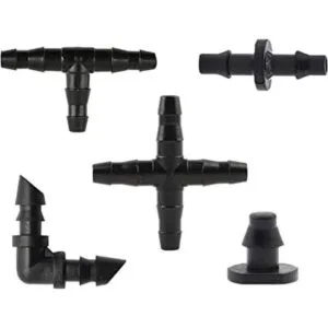 Kalolary Juego de 200 accesorios de riego conectores de