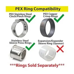 30 piezas accesorios PEX de latón de 12 pulgada para_2