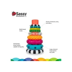 Sassy Stacks of Circles Juguete de aprendizaje STEM con_3
