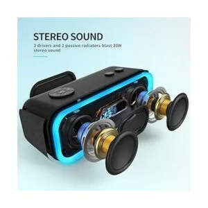 DOSS Bocina SoundBox Pro Bluetooth inalámbrica portátil_2