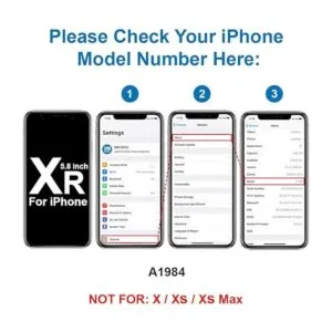 MMOBIEL Cámara trasera compatible con iPhone XR de 61_2