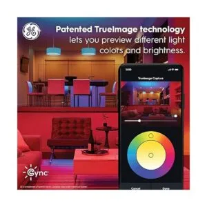 GE CYNC Bombilla LED inteligente a todo color_3